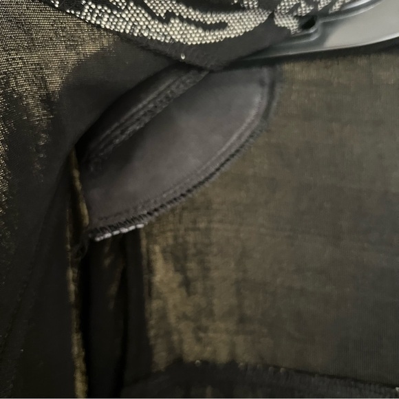 RONNI NICOLE BLAZER JACKET BLACK GRAY PRINT PETITE SIZE MEDIUM LIGHTWEIG… - Picture 9 of 9